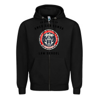 Black samoa law school Zipper Hoodie - artisFamous