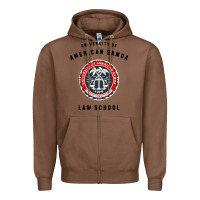 Chestnut samoa law school Zipper Hoodie - artisFamous