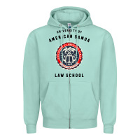 Seafoam samoa law school Zipper Hoodie - artisFamous