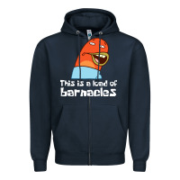 Navy this is a load of barnacles Zipper Hoodie - artisFamous