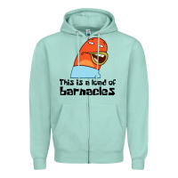 Seafoam this is a load of barnacles Zipper Hoodie - artisFamous