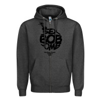 Charcoal Heather bob omb Zipper Hoodie - artisFamous