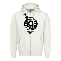 Oatmeal Heather bob omb Zipper Hoodie - artisFamous