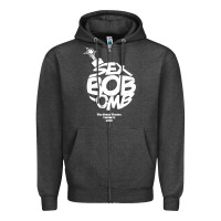 Charcoal Heather bob omb Zipper Hoodie - artisFamous