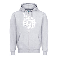 Heather Grey bob omb Zipper Hoodie - artisFamous
