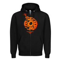 Black bob omb Zipper Hoodie - artisFamous