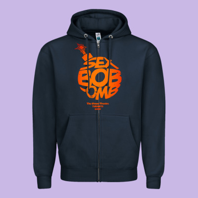 Bob Omb Zipper Hoodie Designed By Artisfamous