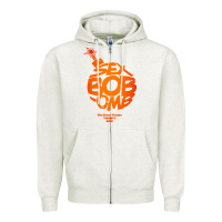 Oatmeal Heather bob omb Zipper Hoodie - artisFamous