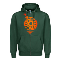 Sports Green bob omb Zipper Hoodie - artisFamous