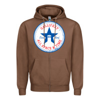 Chestnut time lords chucks Zipper Hoodie - artisFamous