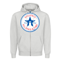 Dove Grey time lords chucks Zipper Hoodie - artisFamous