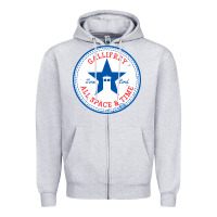 Heather Grey time lords chucks Zipper Hoodie - artisFamous