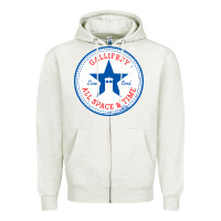 Oatmeal Heather time lords chucks Zipper Hoodie - artisFamous