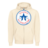 Sandshell time lords chucks Zipper Hoodie - artisFamous