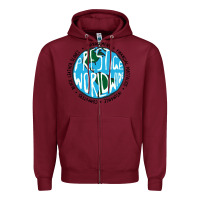 Burgundy step brothers Zipper Hoodie - artisFamous