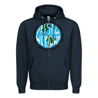 Navy step brothers Zipper Hoodie - artisFamous