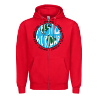 Red step brothers Zipper Hoodie - artisFamous