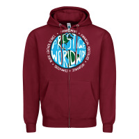 Burgundy step brothers Zipper Hoodie - artisFamous