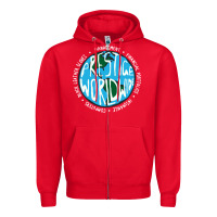 Red step brothers Zipper Hoodie - artisFamous