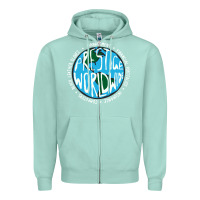 Seafoam step brothers Zipper Hoodie - artisFamous