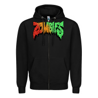 Black vintage  flatbush Zipper Hoodie - artisFamous