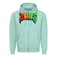 Seafoam vintage  flatbush Zipper Hoodie - artisFamous