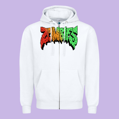 Vintage  Flatbush Zipper Hoodie Designed By Artisfamous