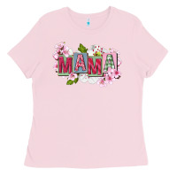 Bubblegum Pink Mother's Day mama Ladies Tee - FaDigitalArtStudio