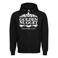 Black atlantic city golden nugget Zipper Hoodie - artisFamous