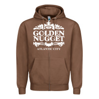 Chestnut atlantic city golden nugget Zipper Hoodie - artisFamous