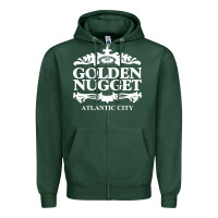 Atlantic City Golden Nugget Zipper Hoodie | Teevron