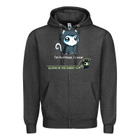 Charcoal Heather i'm harmless, i swear Zipper Hoodie - artisFamous