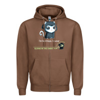 Chestnut i'm harmless, i swear Zipper Hoodie - artisFamous