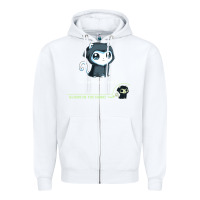 White i'm harmless, i swear Zipper Hoodie - artisFamous
