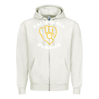 Oatmeal Heather california strong Zipper Hoodie - artisFamous