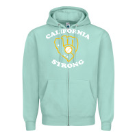 Seafoam california strong Zipper Hoodie - artisFamous