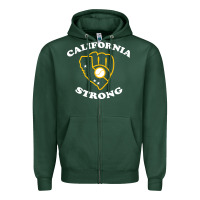 California Strong Zipper Hoodie | Teevron