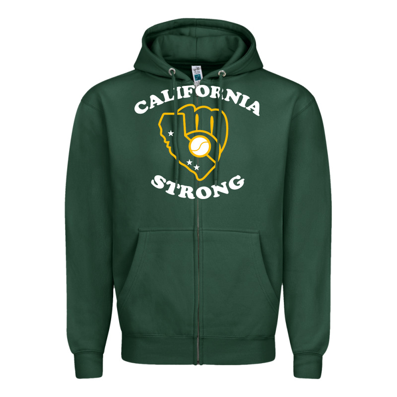 California Strong Zipper Hoodie by artisFamous | Teevron