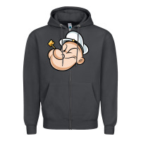 Smoke The Sailor Popeye Zipper Hoodie - artisFamous