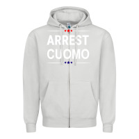 Dove Grey anti cuomo political Zipper Hoodie - artisFamous