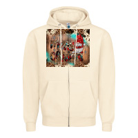 Sandshell merry christmas gnome Zipper Hoodie - JahusDesignShop