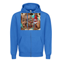 True Royal merry christmas gnome Zipper Hoodie - JahusDesignShop