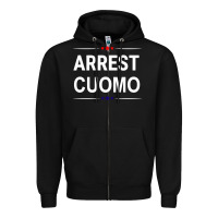 Black anti cuomo political Zipper Hoodie - artisFamous
