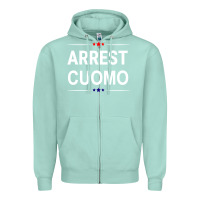 Seafoam anti cuomo political Zipper Hoodie - artisFamous