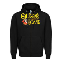 Black gilligan island film Zipper Hoodie - artisFamous