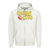 Oatmeal Heather gilligan island film Zipper Hoodie - artisFamous