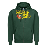 Sports Green gilligan island film Zipper Hoodie - artisFamous