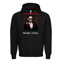 Black the baba yaga Zipper Hoodie - artisFamous