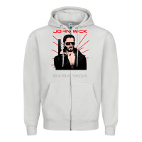 Dove Grey the baba yaga Zipper Hoodie - artisFamous