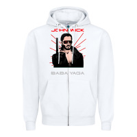 White the baba yaga Zipper Hoodie - artisFamous